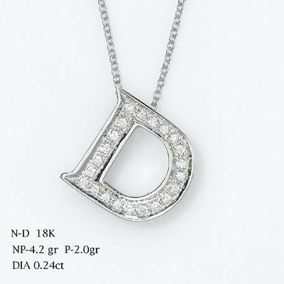Letters necklace